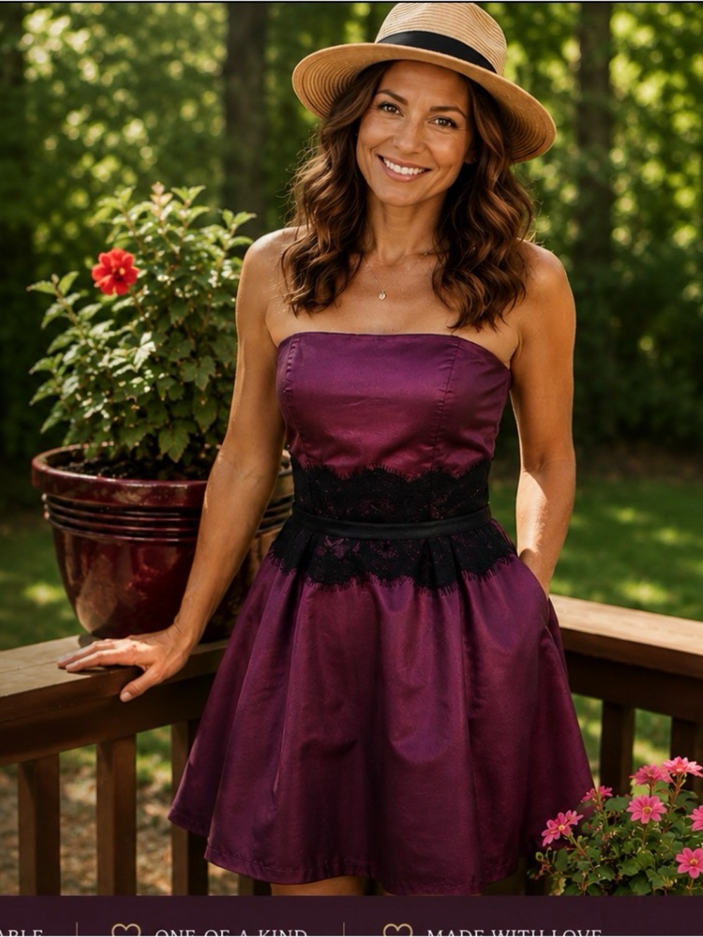 Behnaz Sarafpour for Target Formal Cocktail Tube Dress, Plum Purple / Black 13